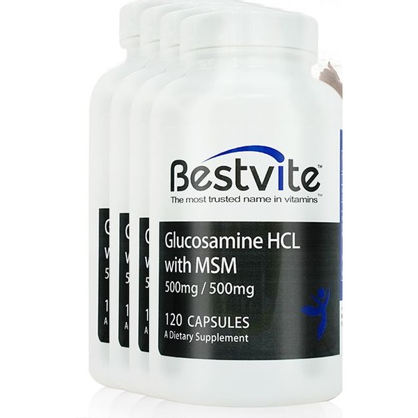 Bestvite 必賜力 葡萄糖胺＋MSM 膠囊 120顆（即期品）